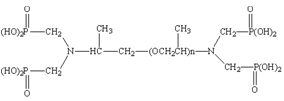 多氨基多醚基甲叉膦酸（PAPEMP）结构式